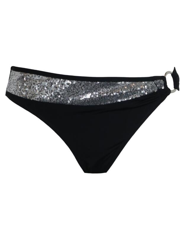 Pour Moi Sea Queen Sequin Ring Detail Brief  Black/Silver 