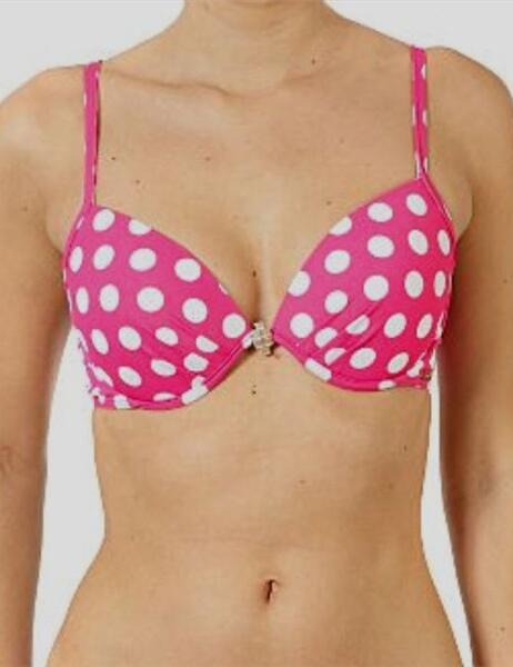 214000 Lepel Polka Passion Bikini Top Pink - 214000 Fuschia