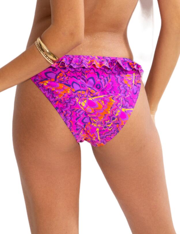 Pour Moi Bermuda Frilled Bikini Brief Multi