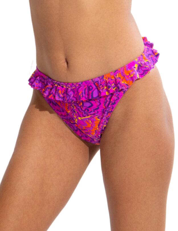 Pour Moi Bermuda Frilled Bikini Brief Multi
