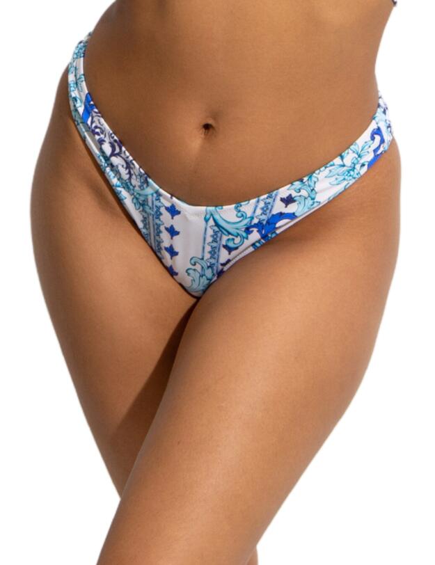 Pour Moi Amalfi V-Shape Bikini Brief White/Blue