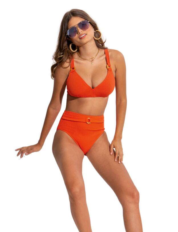 Pour Moi Cali Underwired Bikini Top Orange
