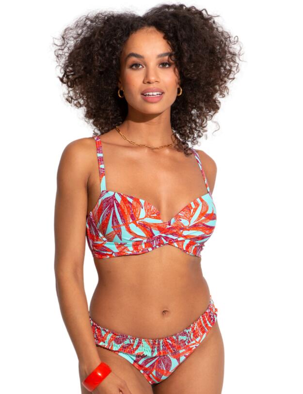 Pour Moi Free Spirit Bikini Brief Aqua Palm