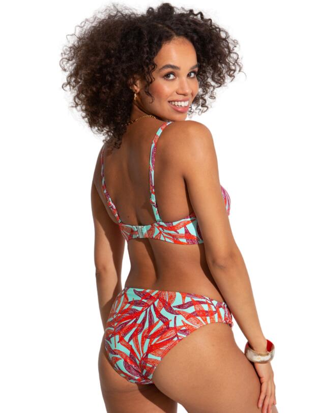 Pour Moi Free Spirit Bikini Brief Aqua Palm