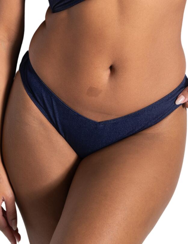  Pour Moi Adelaide Denim V Bikini Brief Blue 