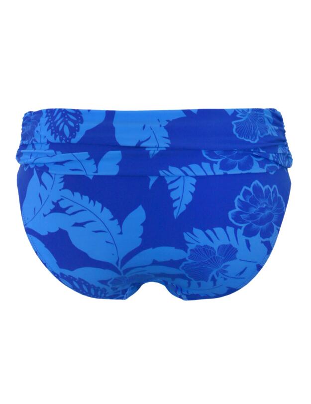 Pour Moi Maui Fold Bikini Brief  Blue Tropical