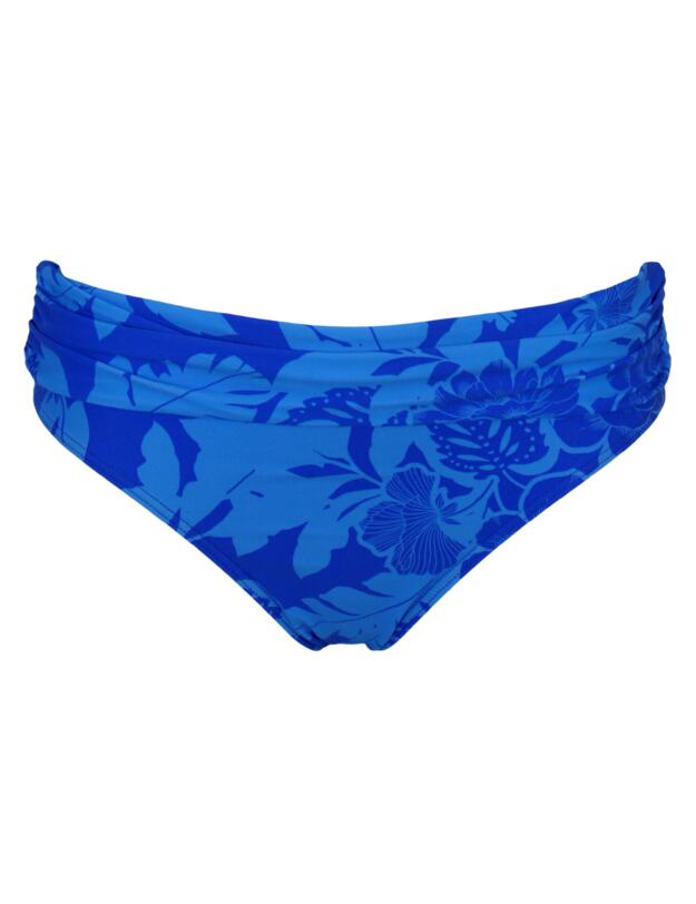 Pour Moi Maui Fold Bikini Brief  Blue Tropical