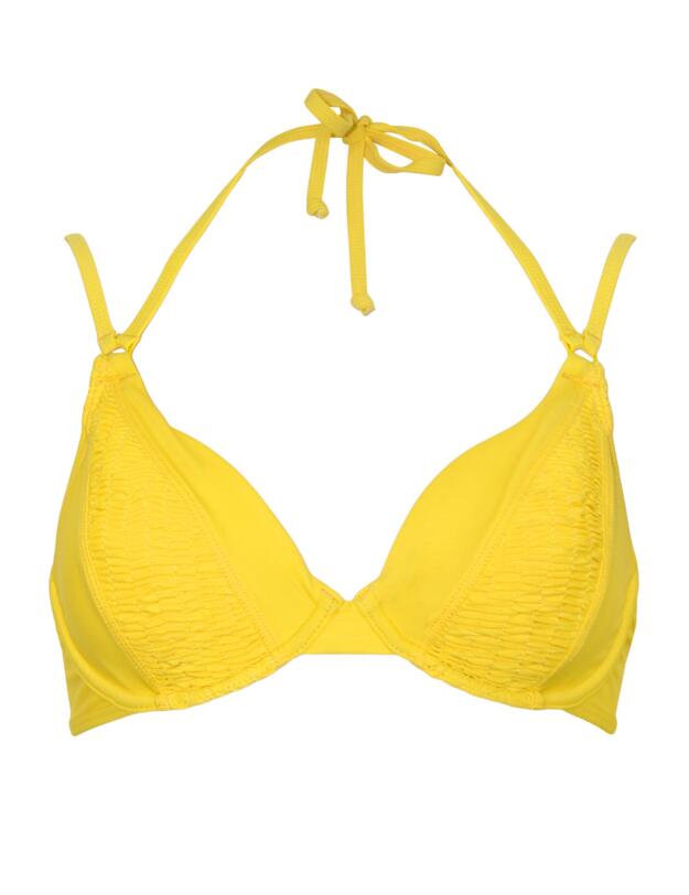 Pour Moi Gold Coast Underwired Non Padded Bikini Top Yellow