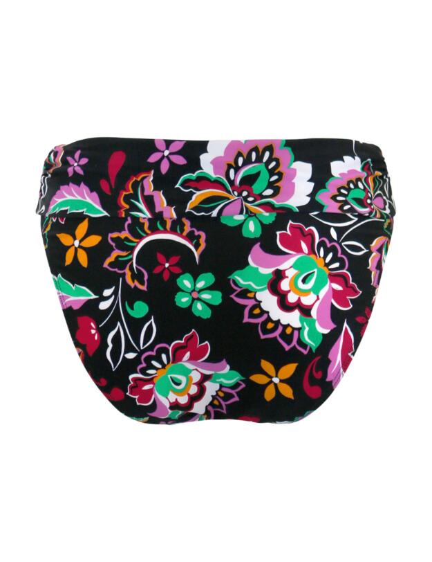 Pour Moi Sunshine Foldover Bikini Brief Black Multi