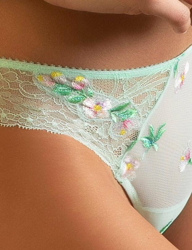 Lise Charmel Amour Nymphea Italian Brief Jade Aqua