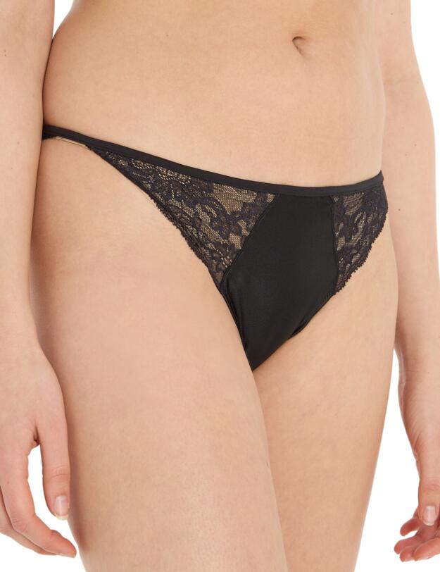  Calvin Klein CK Black Thong Black 