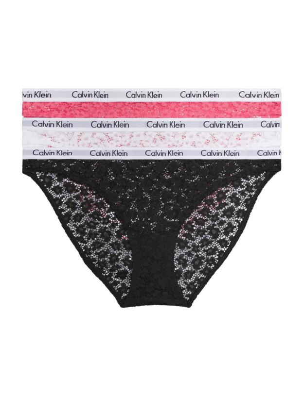 Calvin Klein Carousel Briefs 3 Pack Cerise/White/Black