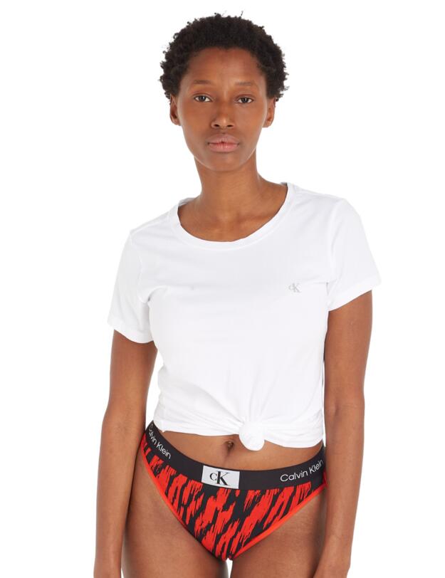  Calvin Klein CK96 High Waist Brazilian Brief Tiger Print/Hazard