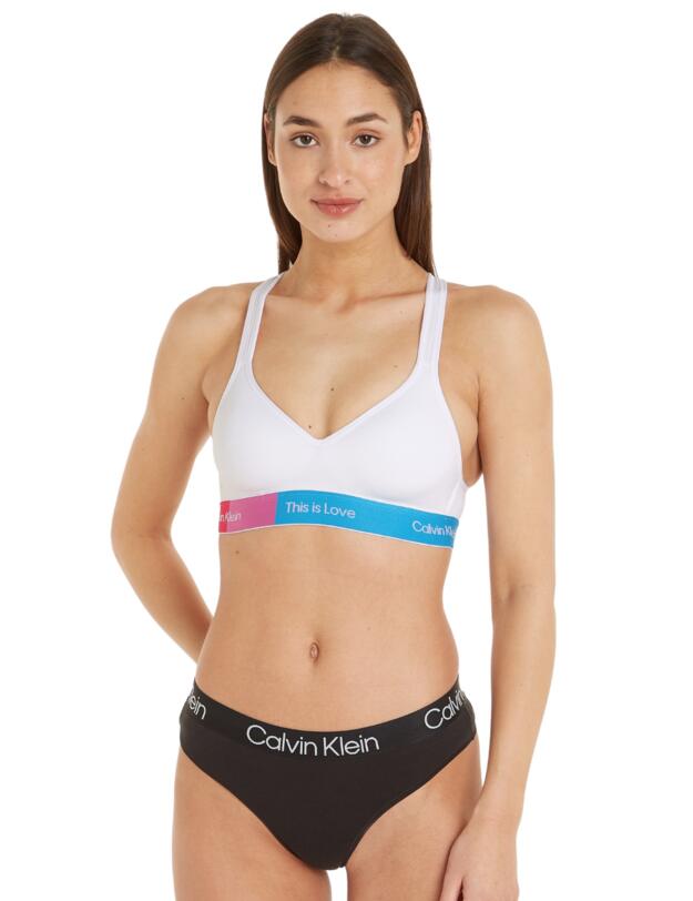 Calvin Klein Pride Bralette White 