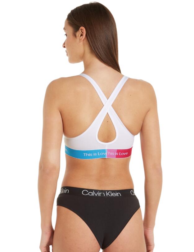 Calvin Klein Pride Bralette White 