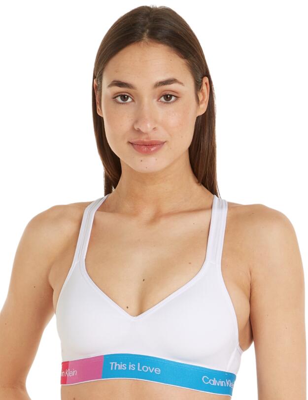 Calvin Klein Pride Bralette White 