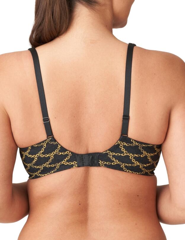 Prima Donna Amsterdam AV Half Padded Plunge Bra Black