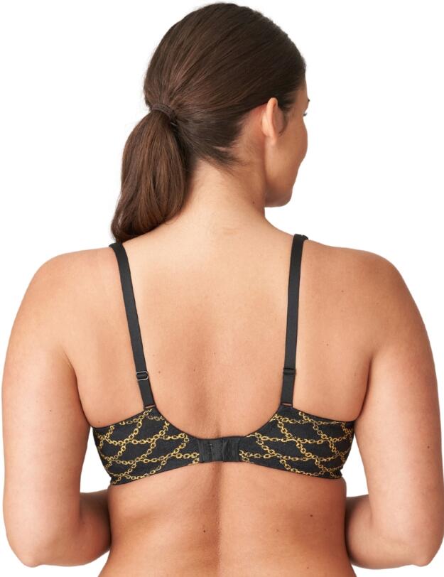 Prima Donna Amsterdam AV Half Padded Plunge Bra Black