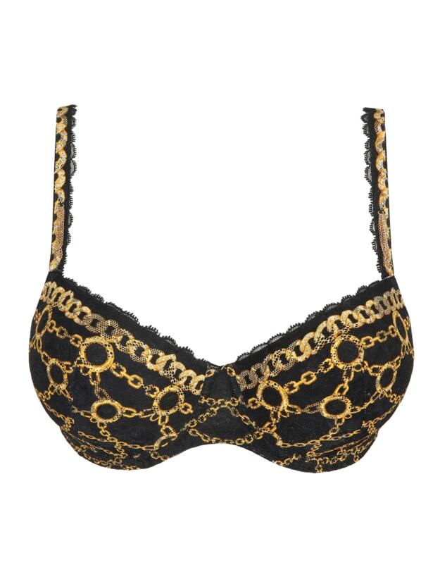 Prima Donna Amsterdam AV Padded Balcony Bra  Black