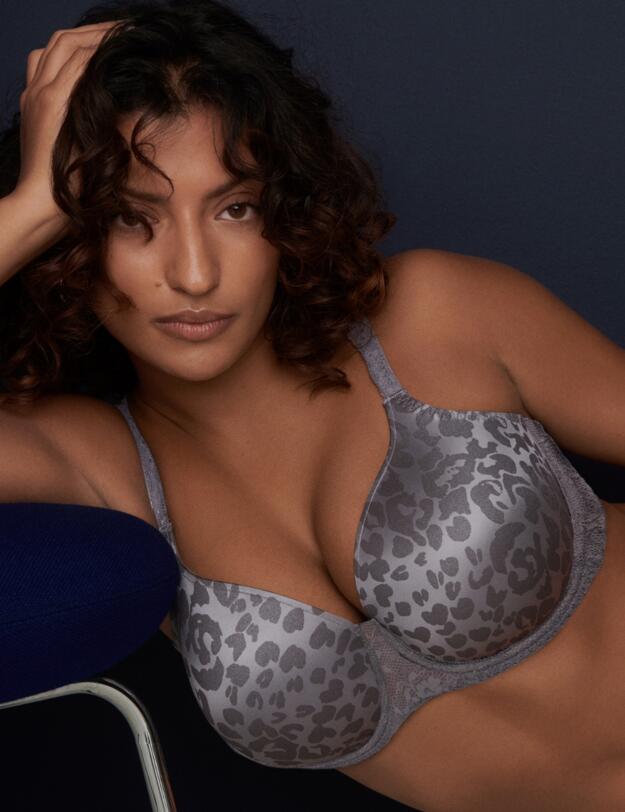 Prima Donna Cobble Hill Padded Heartshape Bra Fifties Grey