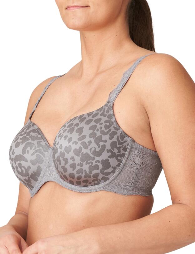 Prima Donna Cobble Hill Padded Heartshape Bra Fifties Grey
