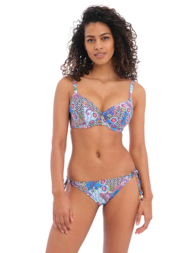 Freya Boho Breeze Plunge Bikini Top Multi