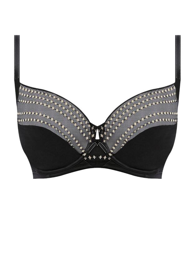 Wacoal Respect Full Cup Bra Black/Champagne 