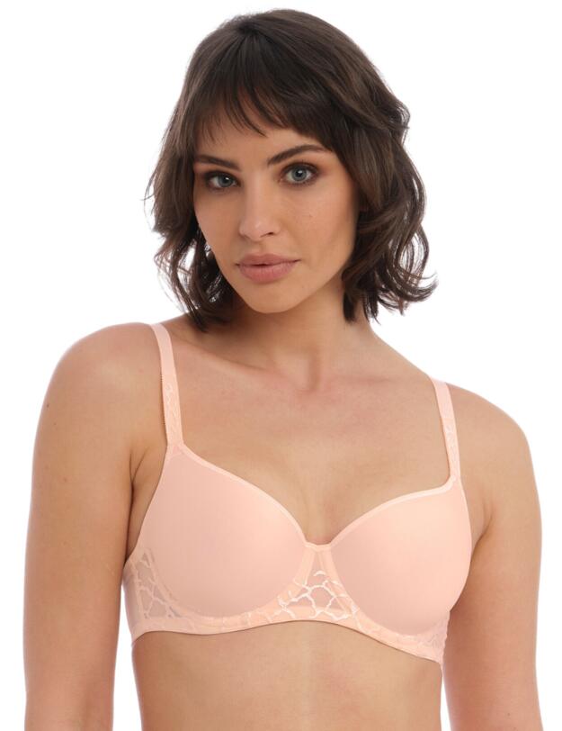 Wacoal Lisse Moulded Spacer Bra Peach Blush