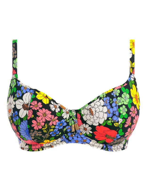 Freya Floral Haze Sweetheart Bikini Top Multi