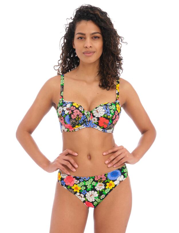 Freya Floral Haze Sweetheart Bikini Top Multi