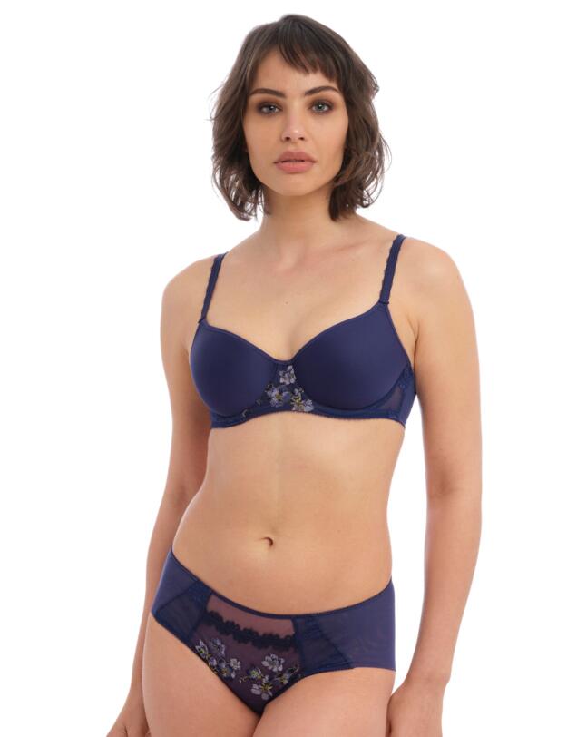  Wacoal Sakura Moulded Spacer Bra Night Blue