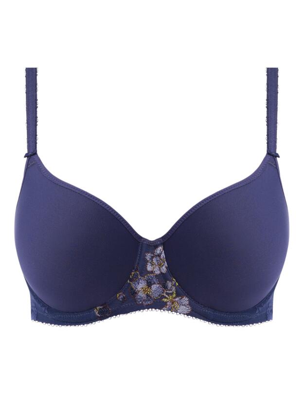 Wacoal Sakura Moulded Spacer Bra Night Blue