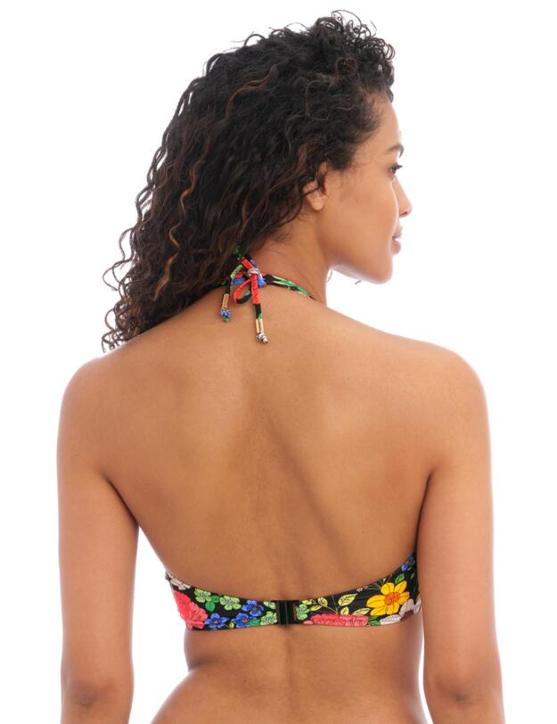 Freya Floral Haze Halter Bikini Top Multi