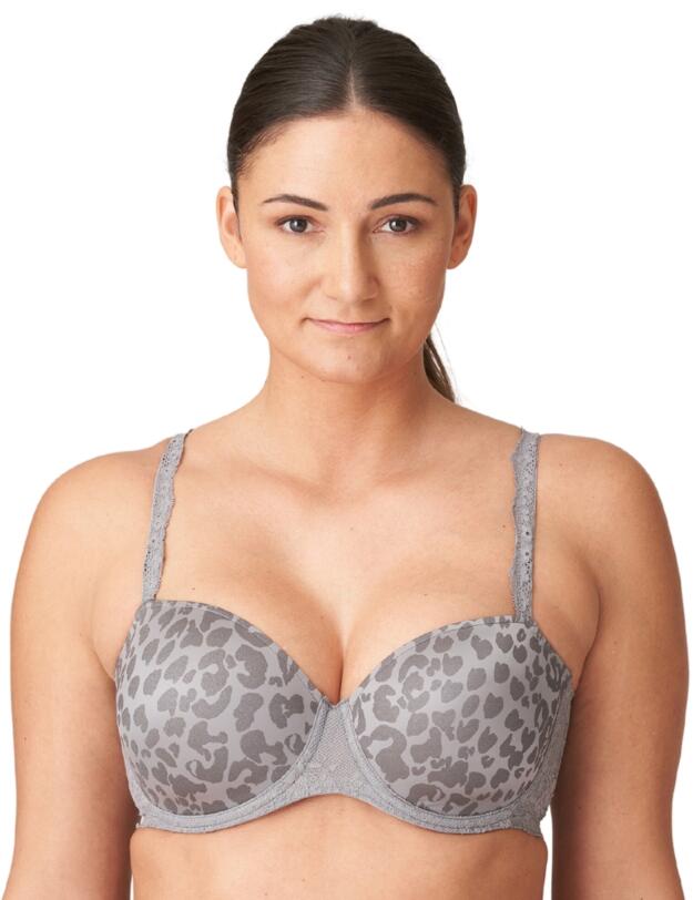 Prima Donna Cobble Hill Padded Balcony Bra Fifties Grey