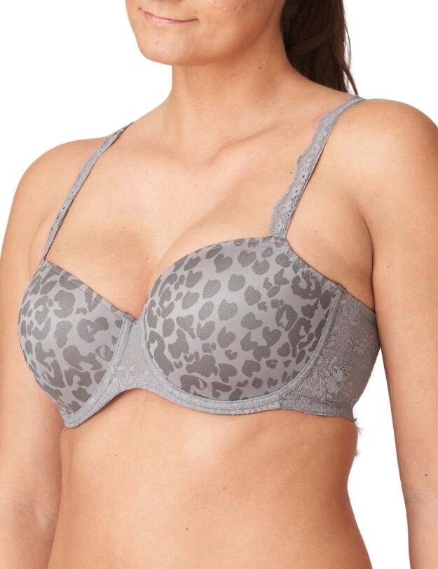 Prima Donna Cobble Hill Padded Balcony Bra Fifties Grey