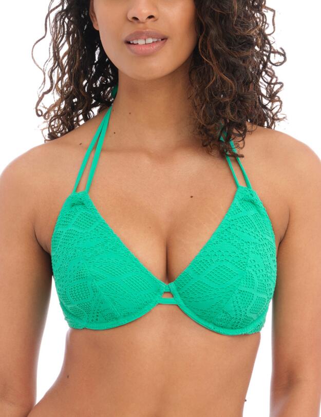 Freya Sundance Halter Bikini Top Jade