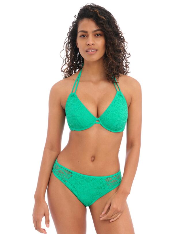 Freya Sundance Halter Bikini Top Jade