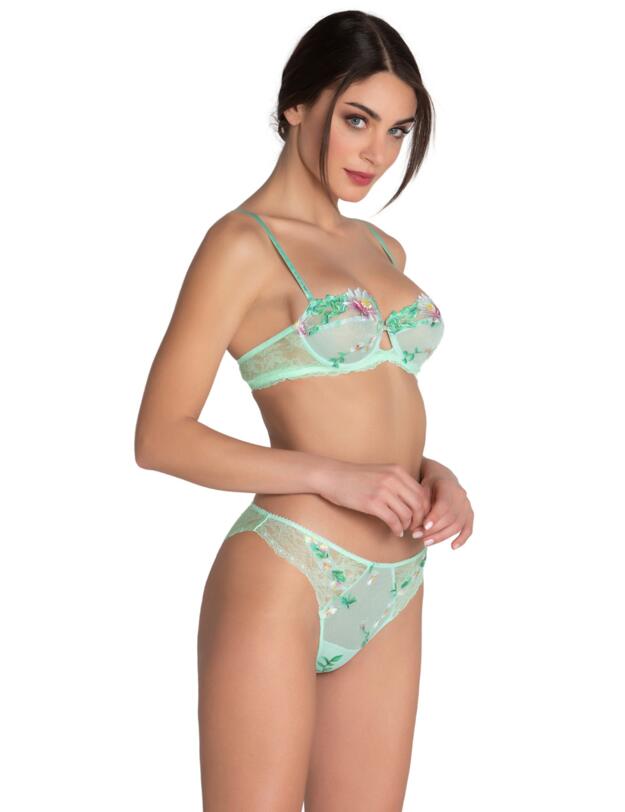 Lise Charmel Amour Nymphea Italian Brief Jade Aqua 