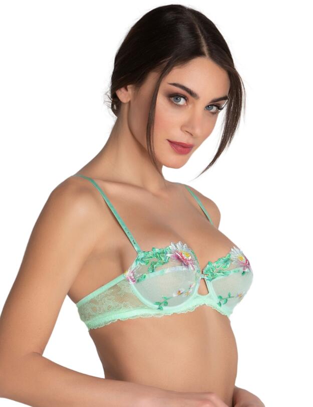 Lise Charmel Amour Nymphea Demi Cup Bra Jade Aqua 