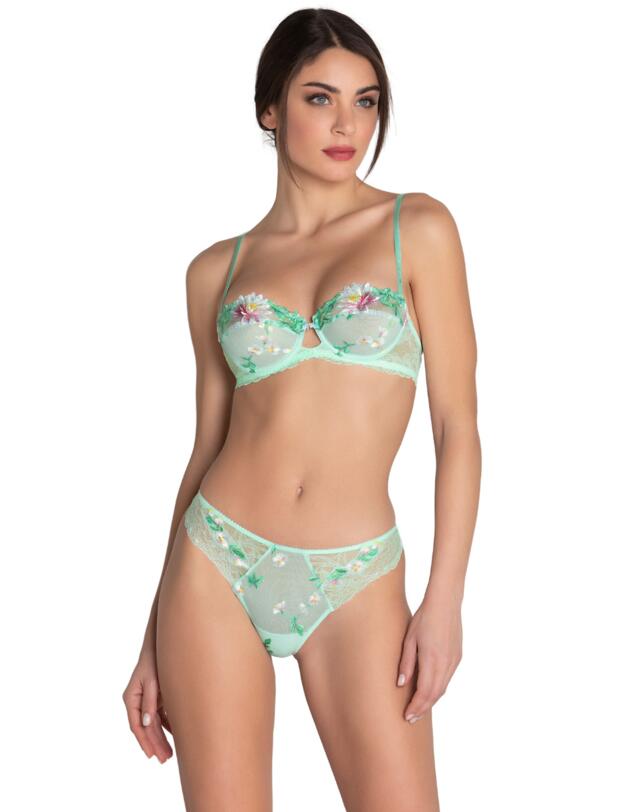 Lise Charmel Amour Nymphea Demi Cup Bra Jade Aqua 