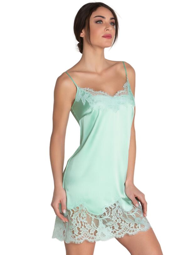 Lise Charmel Amour Nymphea Night Dress Jade Aqua 