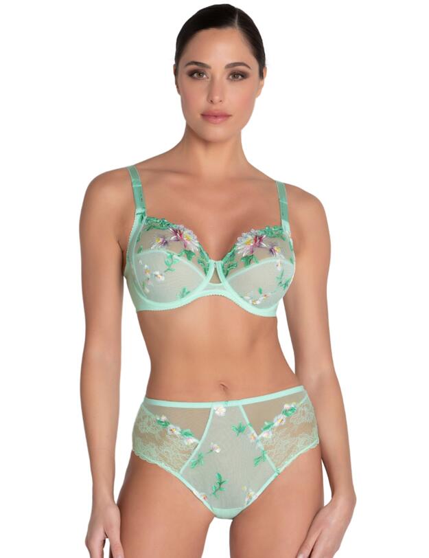 Lise Charmel Amour Nymphea 3-Part Full Cup Bra Jade Aqua 