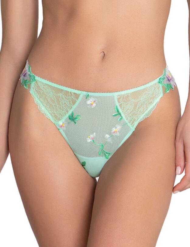 Lise Charmel Amour Nymphea Thong Jade Aqua 