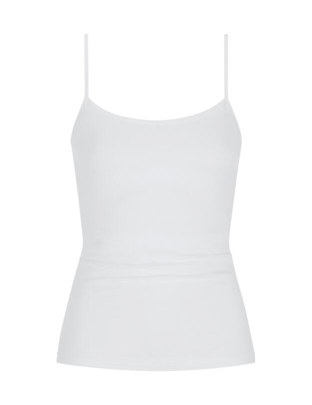 Mey Superfine Organic Spaghetti Top White