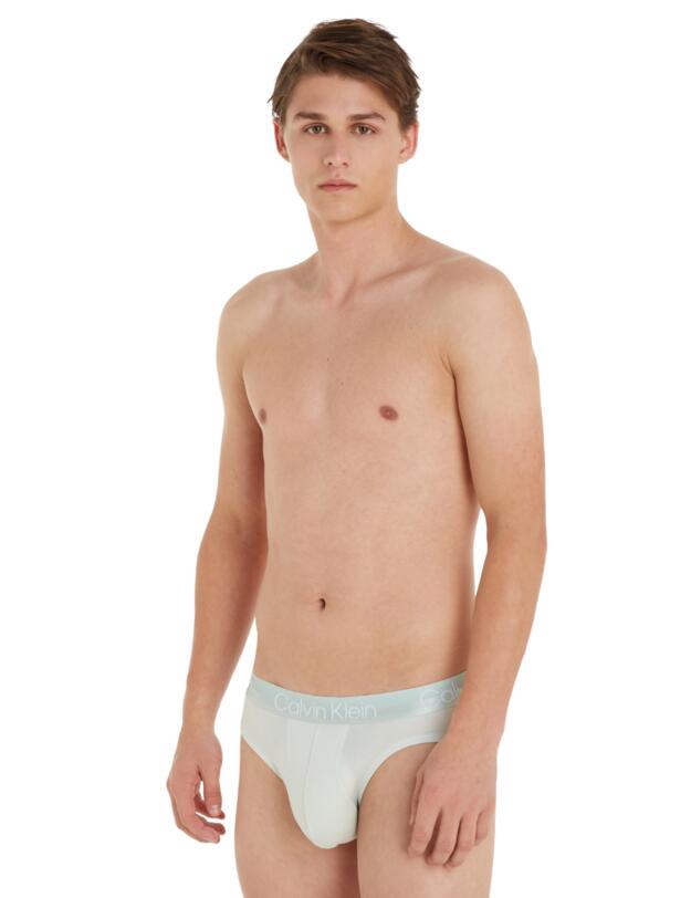 Calvin Klein Mens Modern Structure Hip Brief 3 Pack Beloved Blue/Asphalt Grey/Dragon Fly