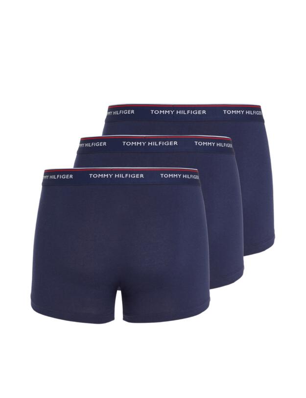 Tommy Hilfiger Mens Essential Repeat Trunks 3 Pack Peacoat