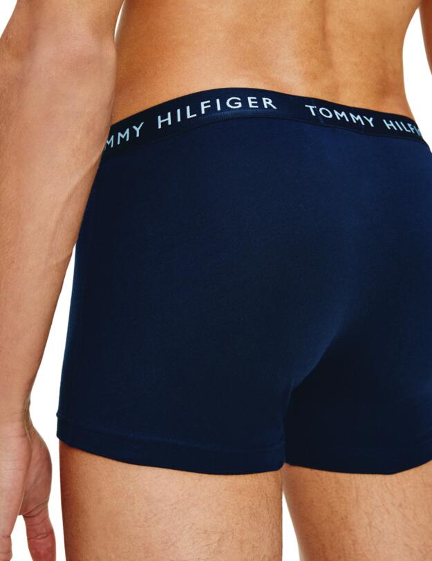 Tommy Hilfiger Mens Trunk 3 Pack Desert Sky