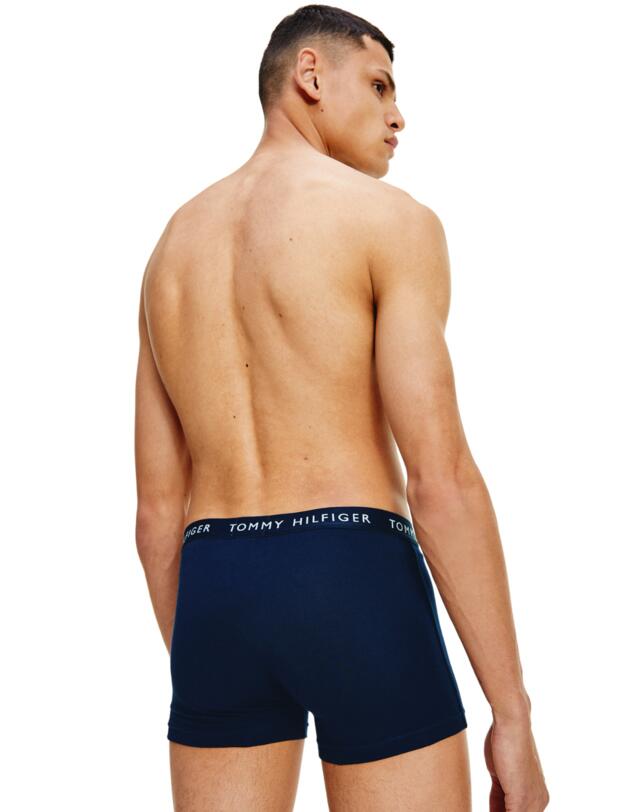 Tommy Hilfiger Mens Trunk 3 Pack Desert Sky