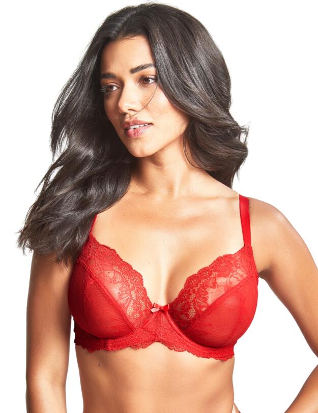 Panache Ana Plunge Bra Salsa Red 