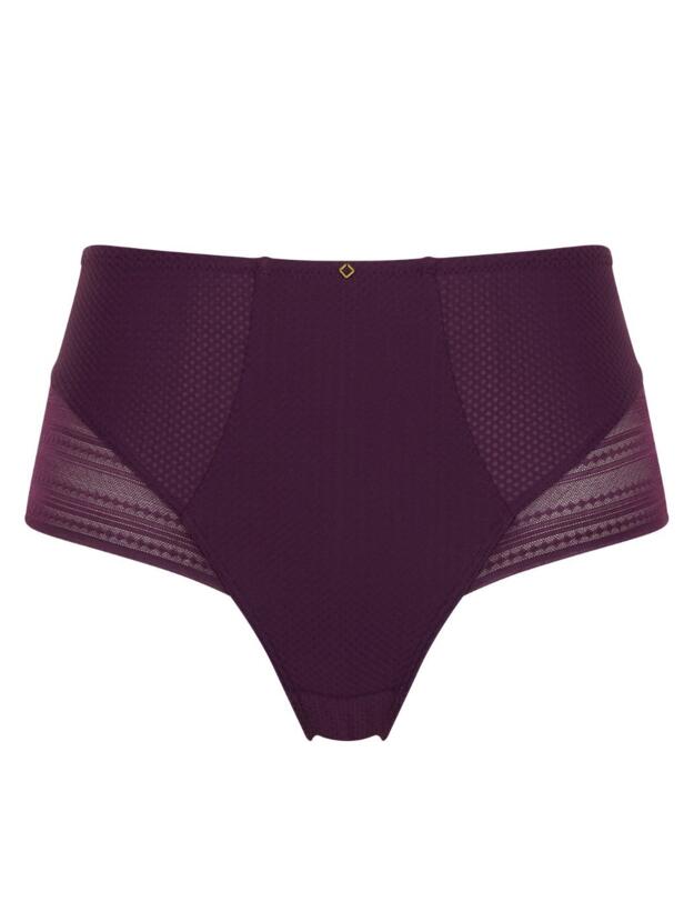 Panache Serene High Waist Brief Aubergine 